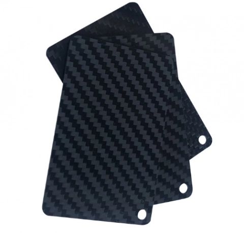 3K twill weave carbon panel