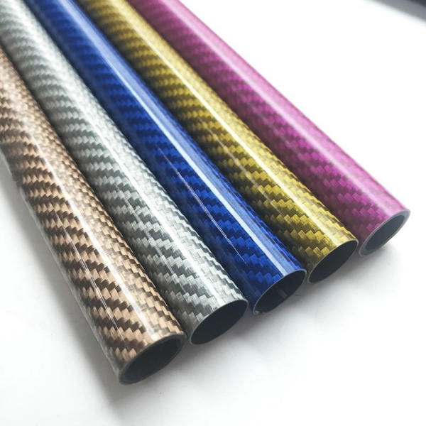 Thin-walled carbon fiber hollow tubes for lightweight applications