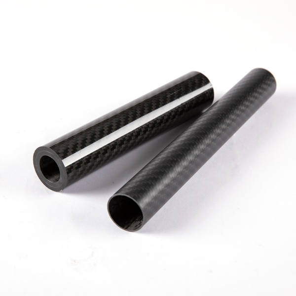 Ultra-light carbon fiber pipe with glossy finish