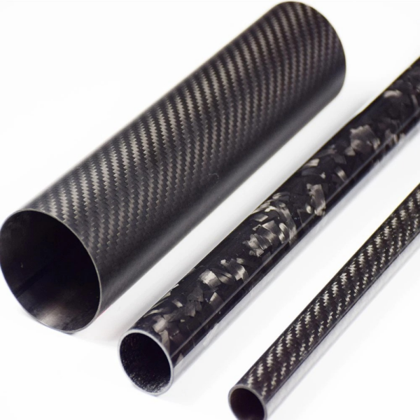High-modulus carbon fiber cylindrical components