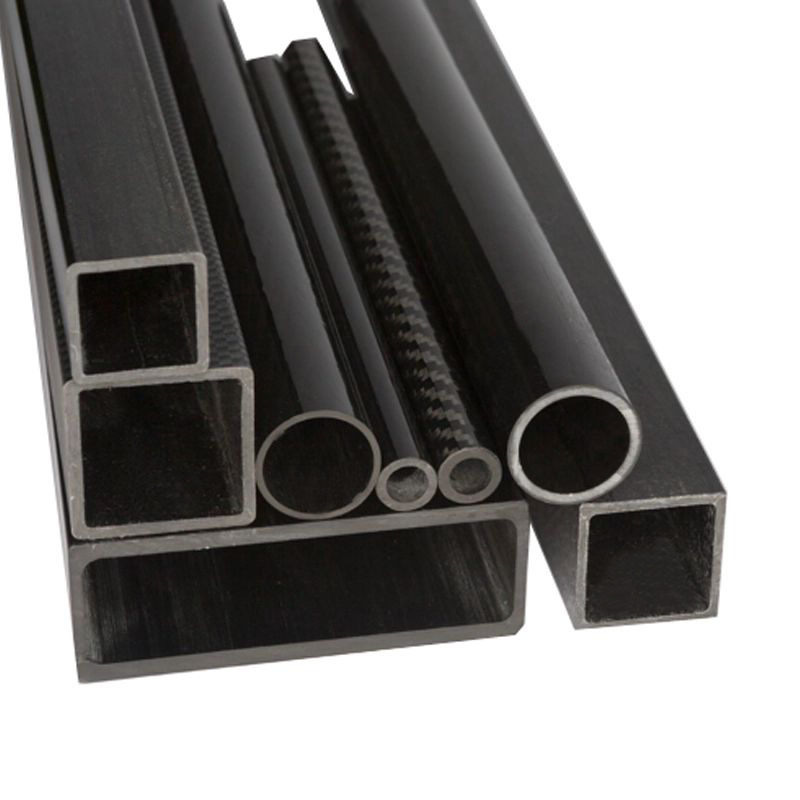OEM Manufacturer CNC Machining Service Twill Matte Colorful Carbon Fiber Square/Round Rectangular Tube