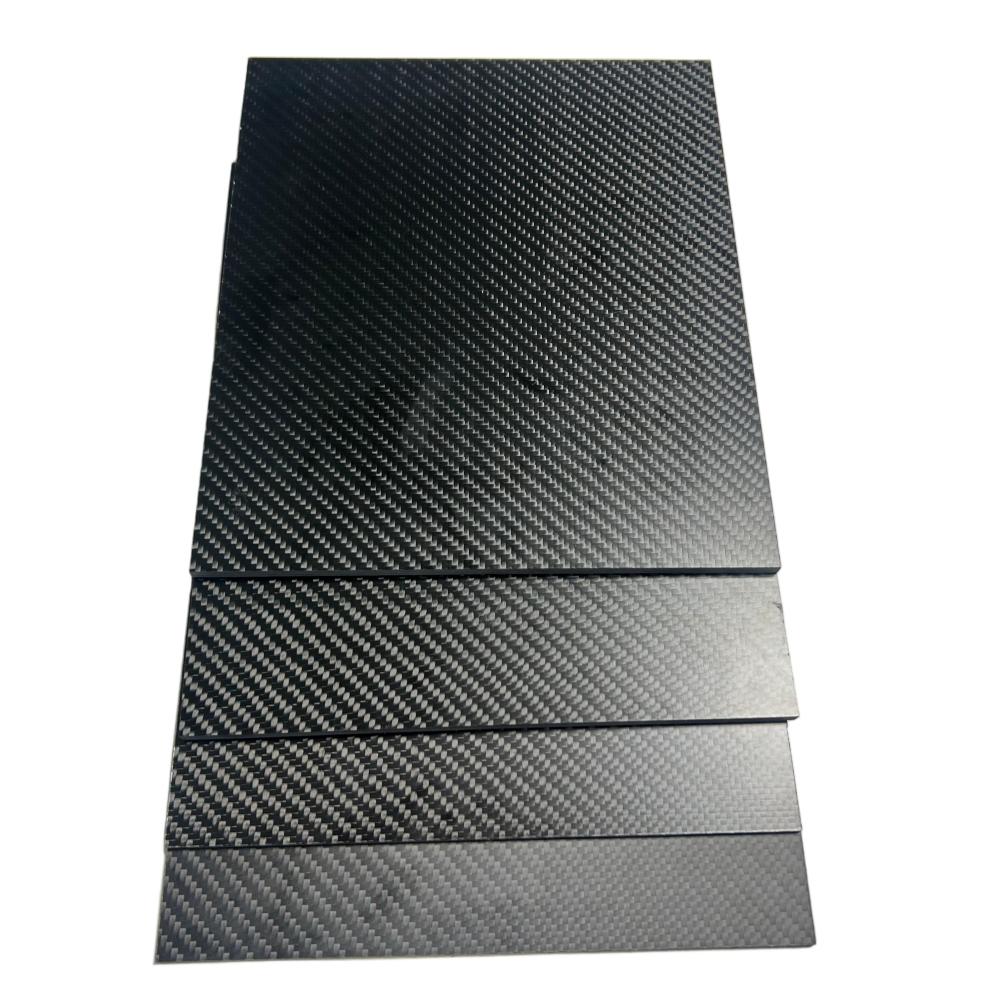 Factory Direct Customized 3K 6k 12k Twill Weave Glossy Matte Carbon High-Strength CNC Carbon Fiber Plate