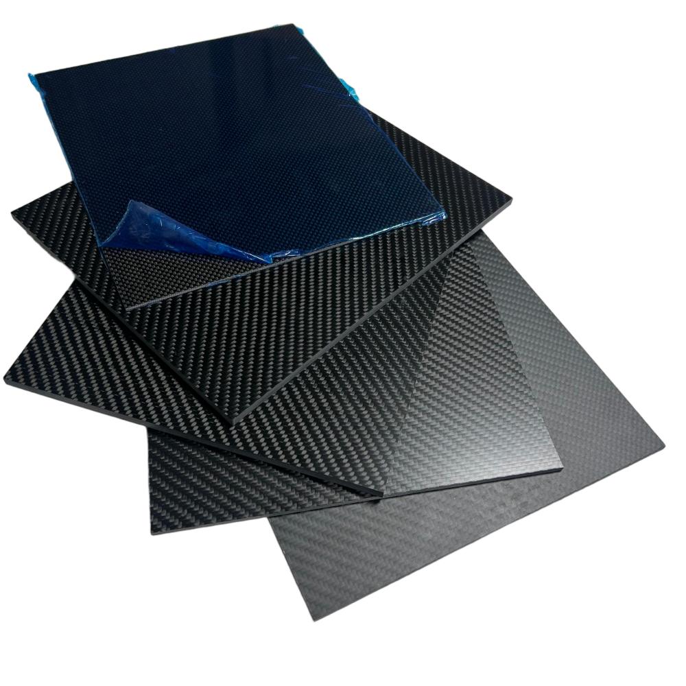 Carbon fiber plate edge detail view