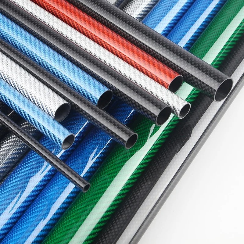 colorful carbon fiber tube